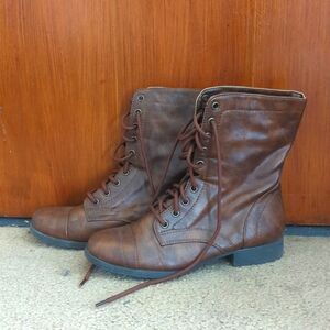 Brash Women's Lace Up Brown Boots